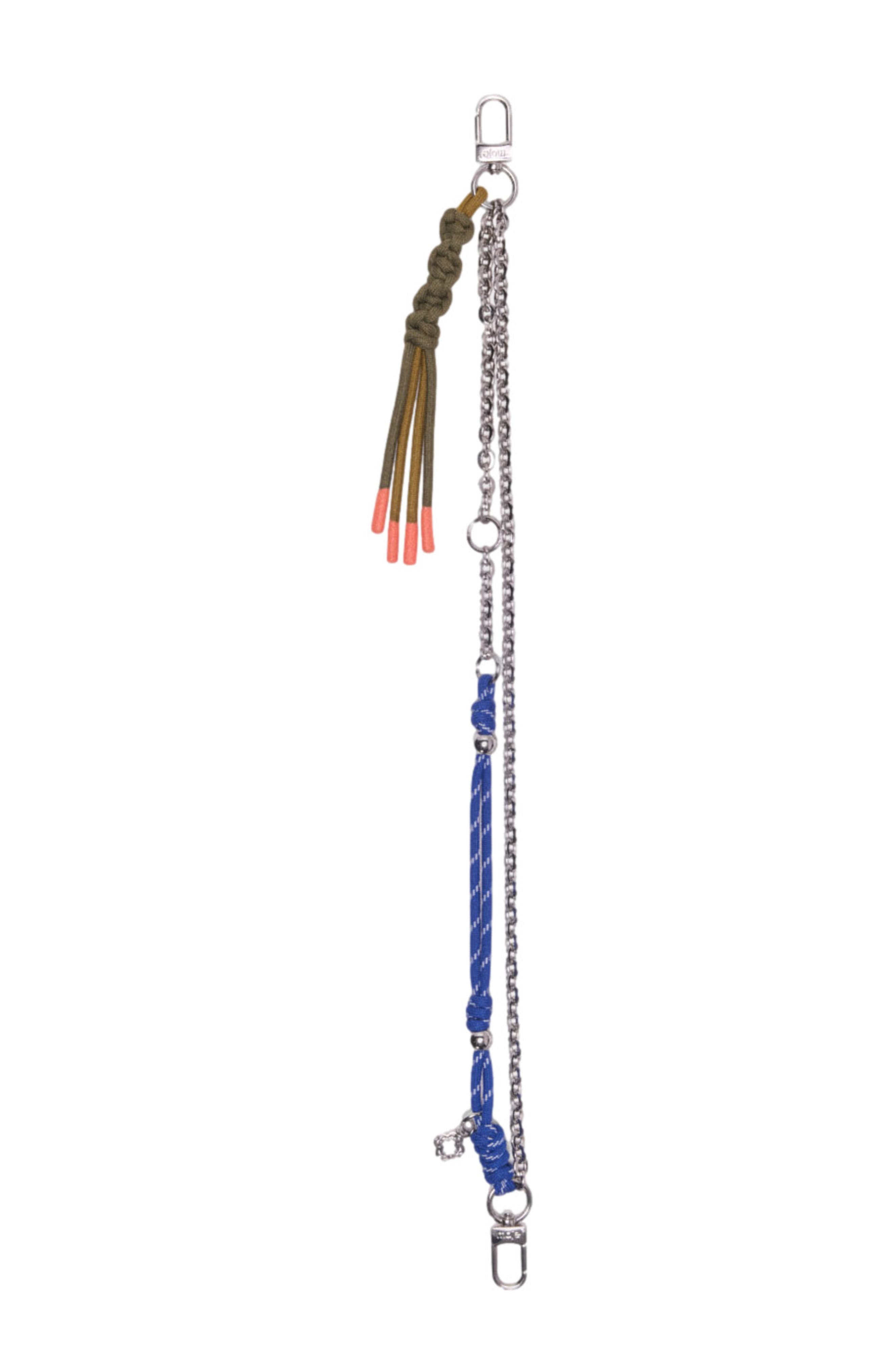 maje Chain & cord mix bag charms, Main, color, Multi-Coloured