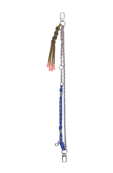 Chain & cord mix bag charms