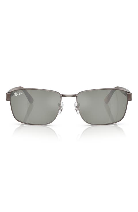 62mm Square Sunglasses