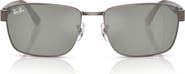 Ray-Ban 62mm Square Sunglasses