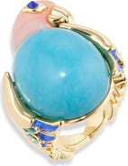 Lele Sadoughi Eileen Parrot Ring
