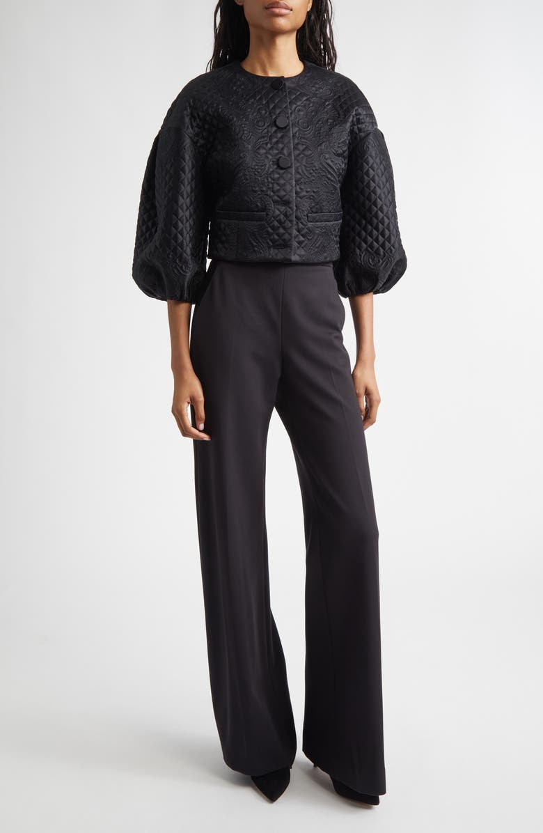 Veronica Beard Drake Quilted Jacket, Alternate, color, Black