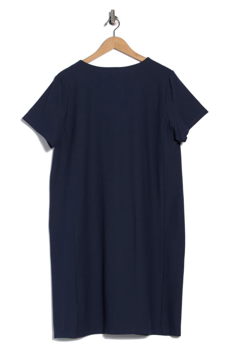 Eileen Fisher T-Shirt Dress, Alternate, color, Ocean
