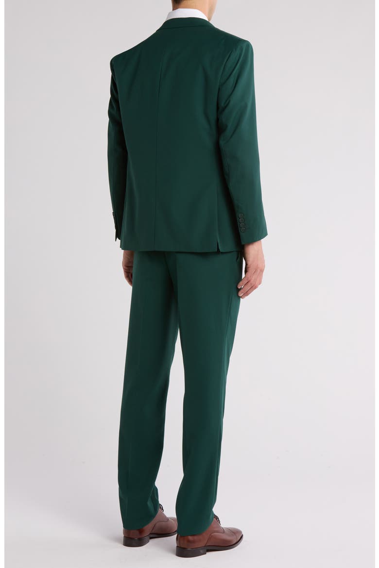 Premium Slim Fit 3-Piece Suit, Alternate, color, HUNTER GREEN