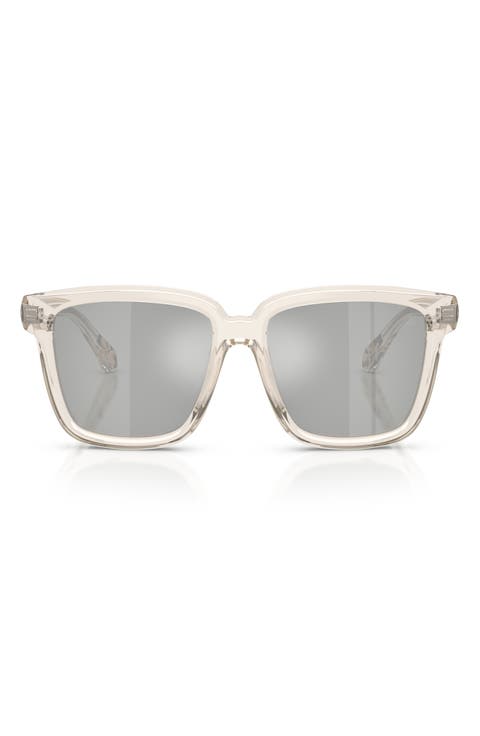 Clasico 54mm Mirrored Pillow Sunglasses