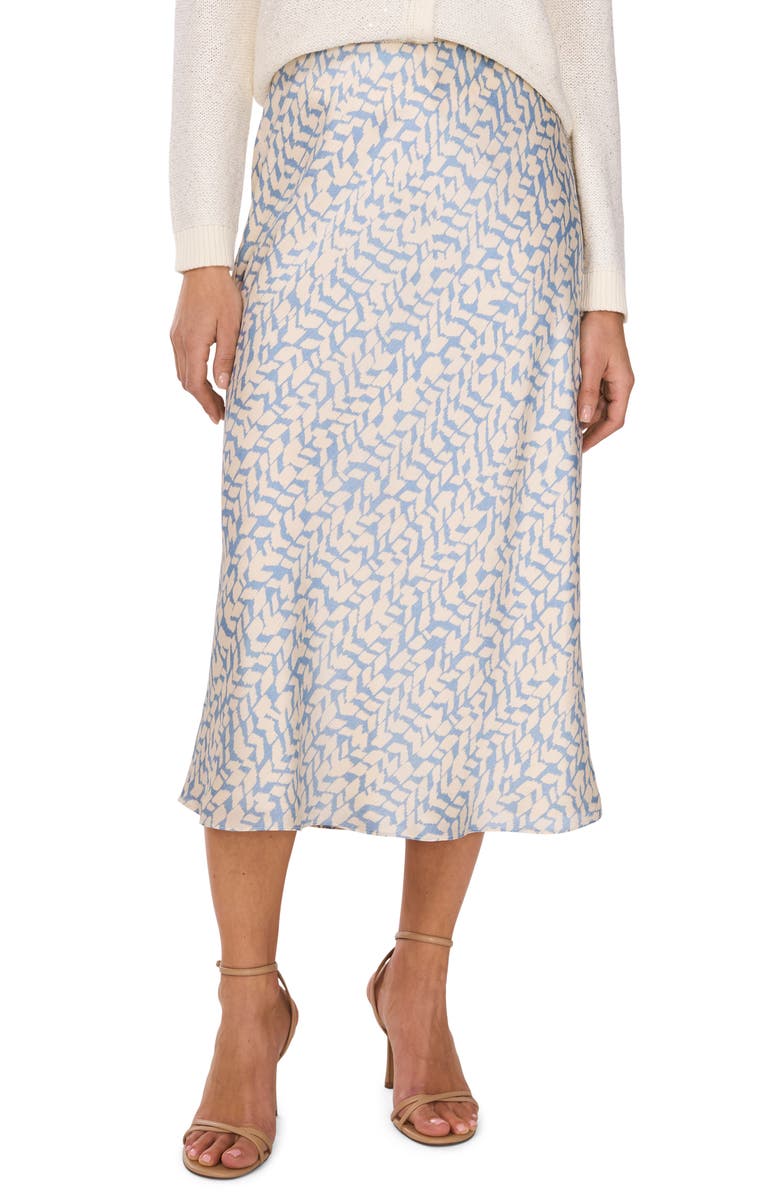 Vince Camuto Print Bias Cut Maxi Skirt, Main, color, 
