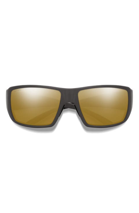 Guides 62mm ChromaPop™ Polarized Oversize Wraparound Sunglasses