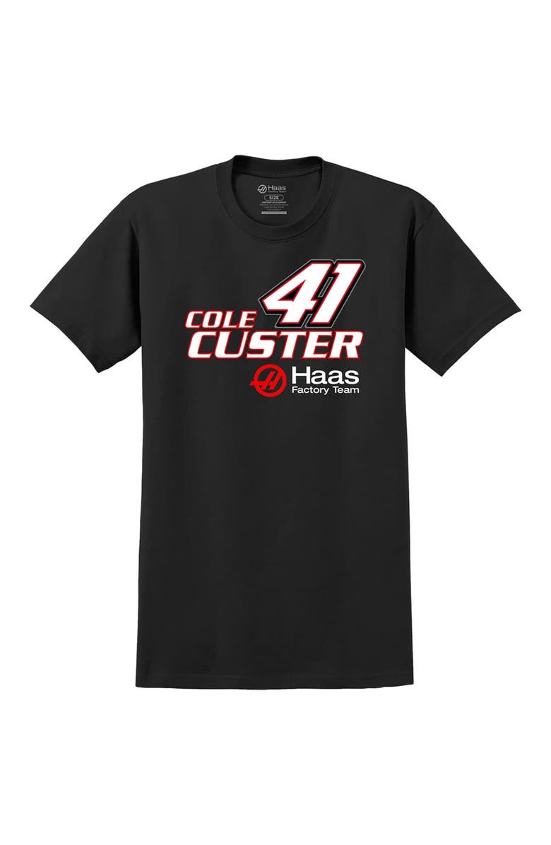 STEWART-HAAS RACING Men's Stewart-Haas Racing Team Collection Black Cole Custer Haas #41 Car T-Shirt, Alternate, color, Black