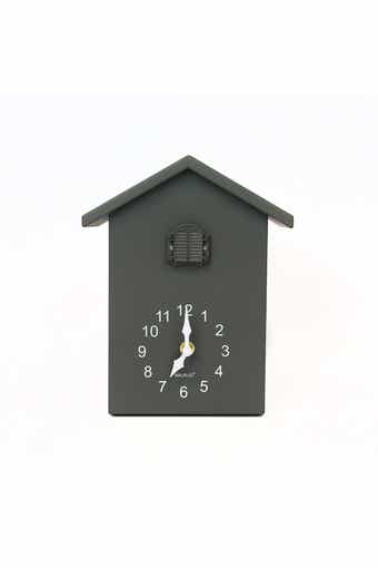 WALPLUS Minimalist Cuckoo Table Clock - Grey