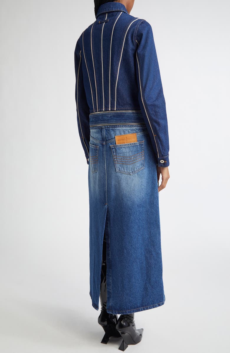 Jean Paul Gaultier The Two Ways to Wear Denim Coat, Alternate, color, 