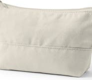 Lands' End Zipper Canvas Pouch