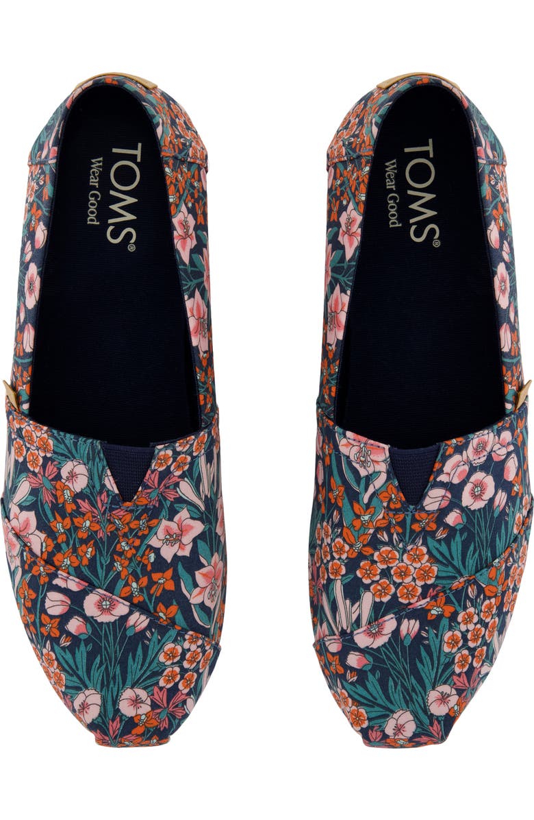 TOMS Alpargata Flat, Alternate, color, Medium Blue