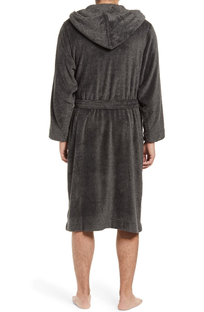 Nordstrom Hooded Fleece Robe, Alternate, color, 