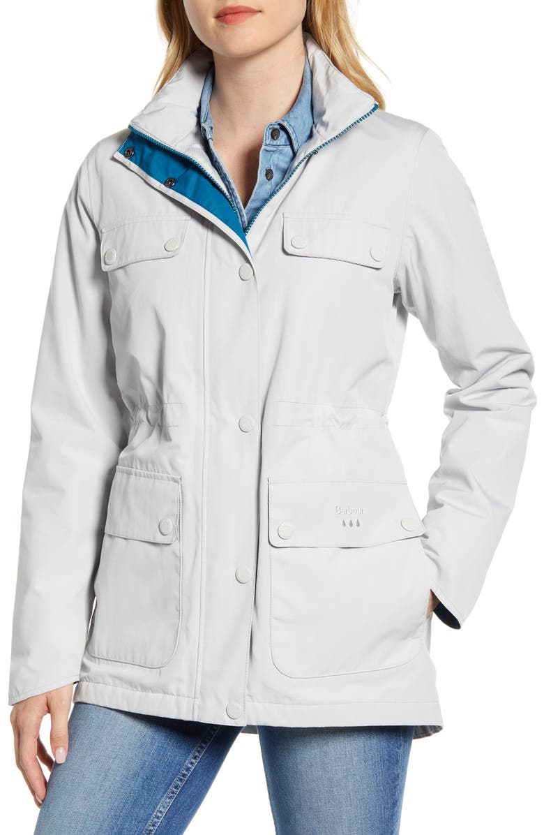 Barbour Metric Waterproof Hooded Raincoat, Alternate, color, 