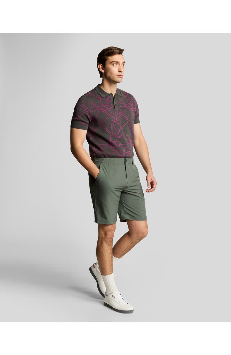 Lyle & Scott 5 Pocket Golf Shorts, Alternate, color, Cactus Green