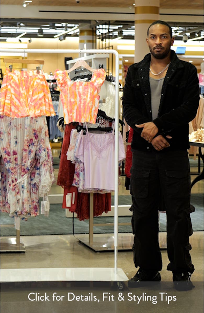 Kids' Abstract Print Linen Blend Tank & Skirt Set, sales video thumbnail