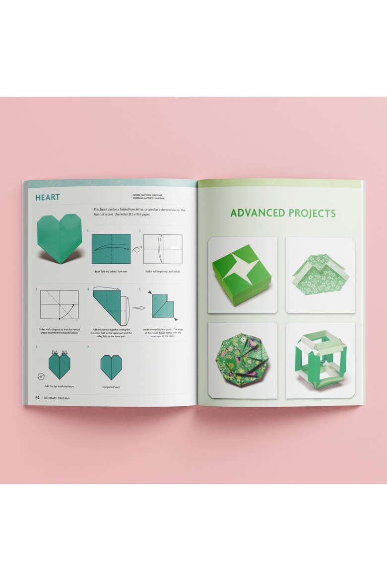 The Ultimate Origami Book, 352 Pages Guide, 39 Step by Step Projects, Alternate, color, Multicolored