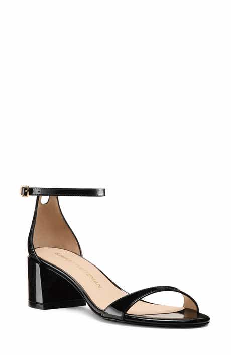 Stuart Weitzman Nudist Block Heel Sandal