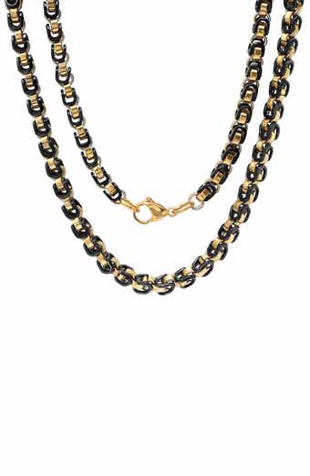Men's 18k Gold Plated Chain Necklace