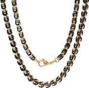 STEELTIME Men's 18k Gold Plated Chain Necklace