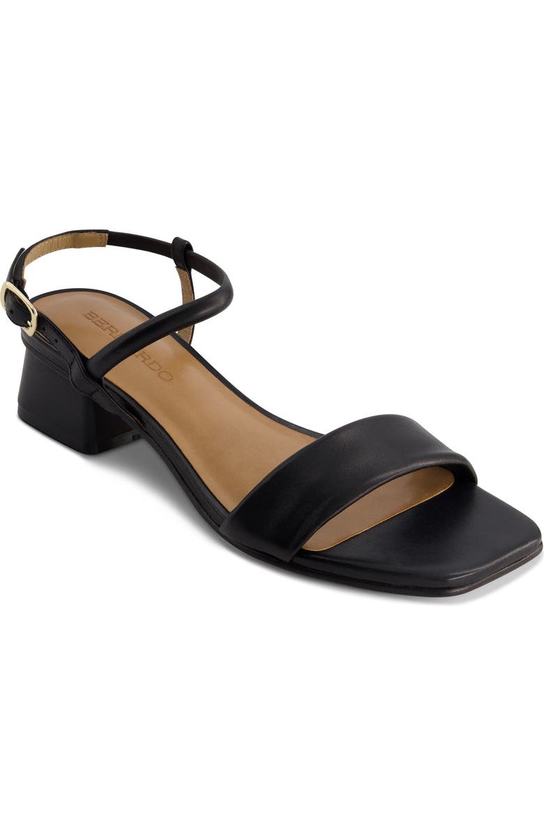 Bernardo Footwear Josei Low Heel Sandal, Alternate, color, Black