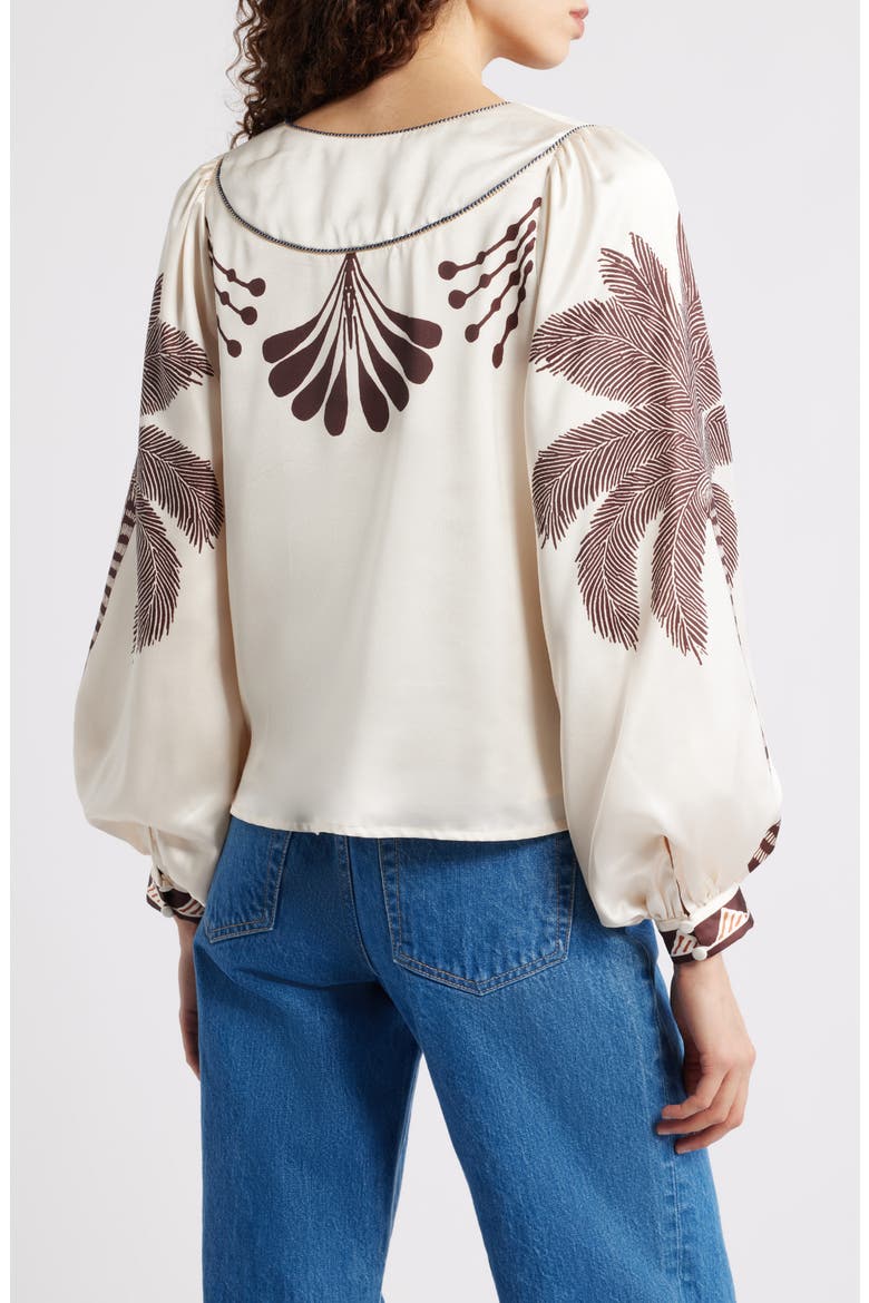 Kensley Print Satin Top, Alternate, color, CREAM MULTI