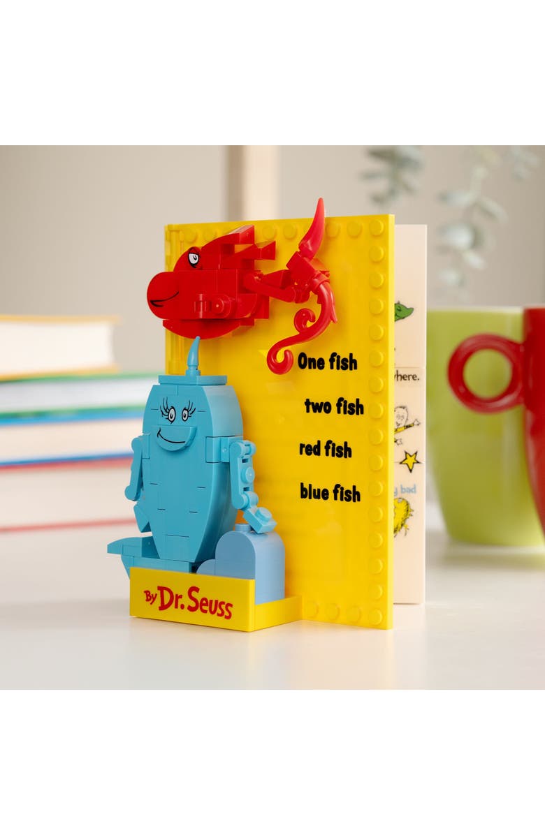 Brickcraft Dr. Seuss One Fish Two Fish Book Building Set, Alternate, color, Red