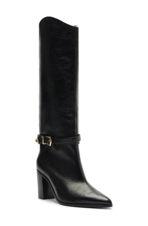 Maryana Pointed Toe Knee High Boot (Women)