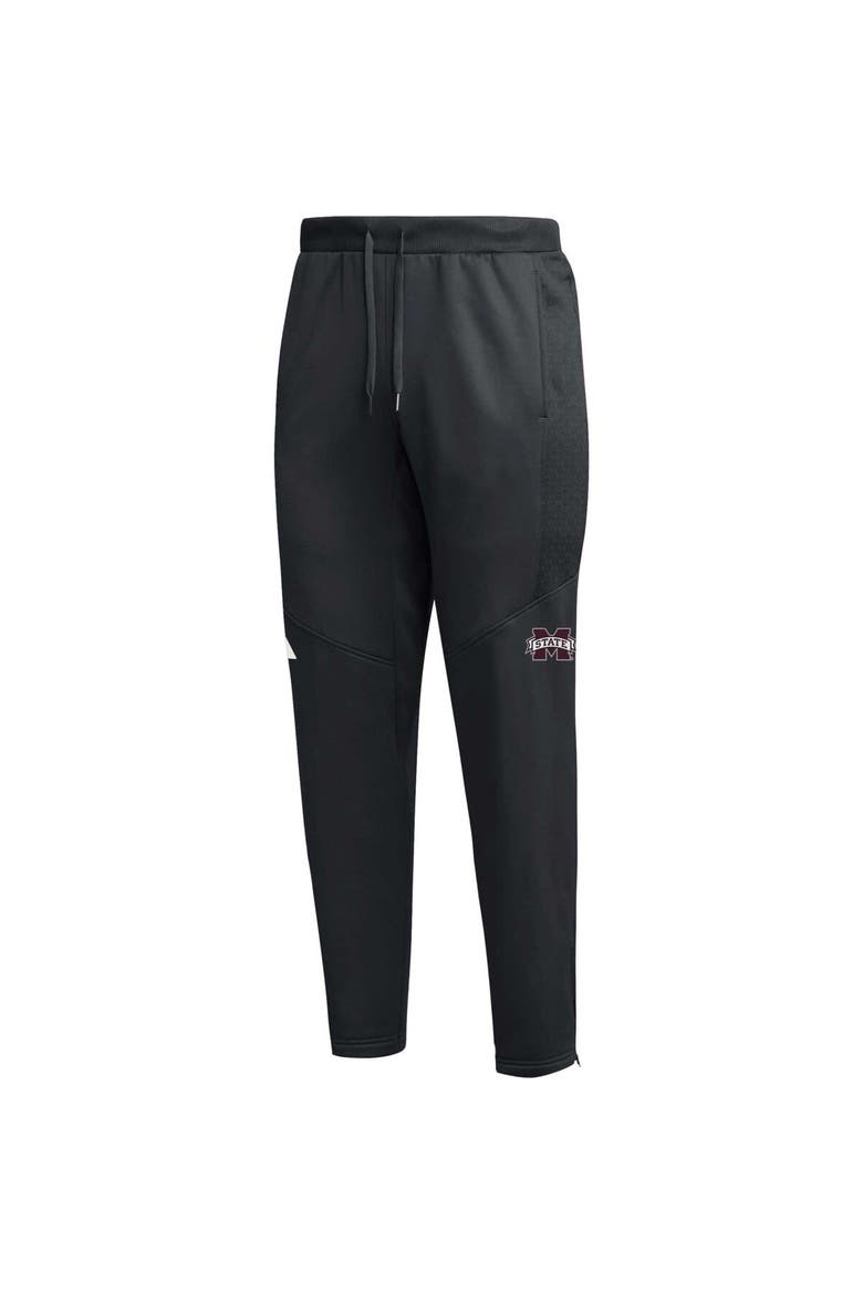 Men's adidas  Black Mississippi State Bulldogs 2023 Travel AEROREADY Tapered Pants, Alternate, color, Black