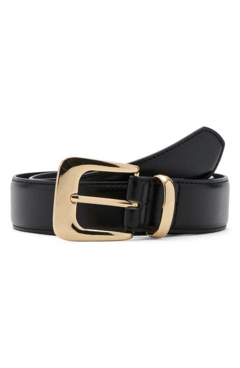 Faux Leather Belt