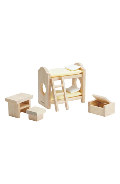 Classic Dollhouse Children's Room Set