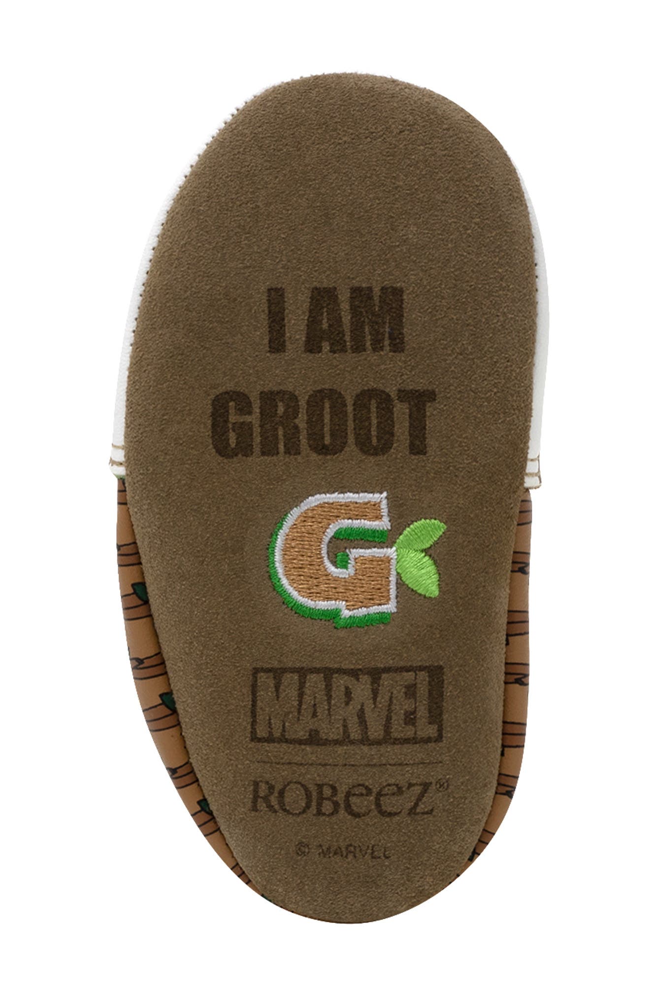 Robeez<sup>®</sup> x Marvel Groot Crib Shoe, Alternate, color, 
