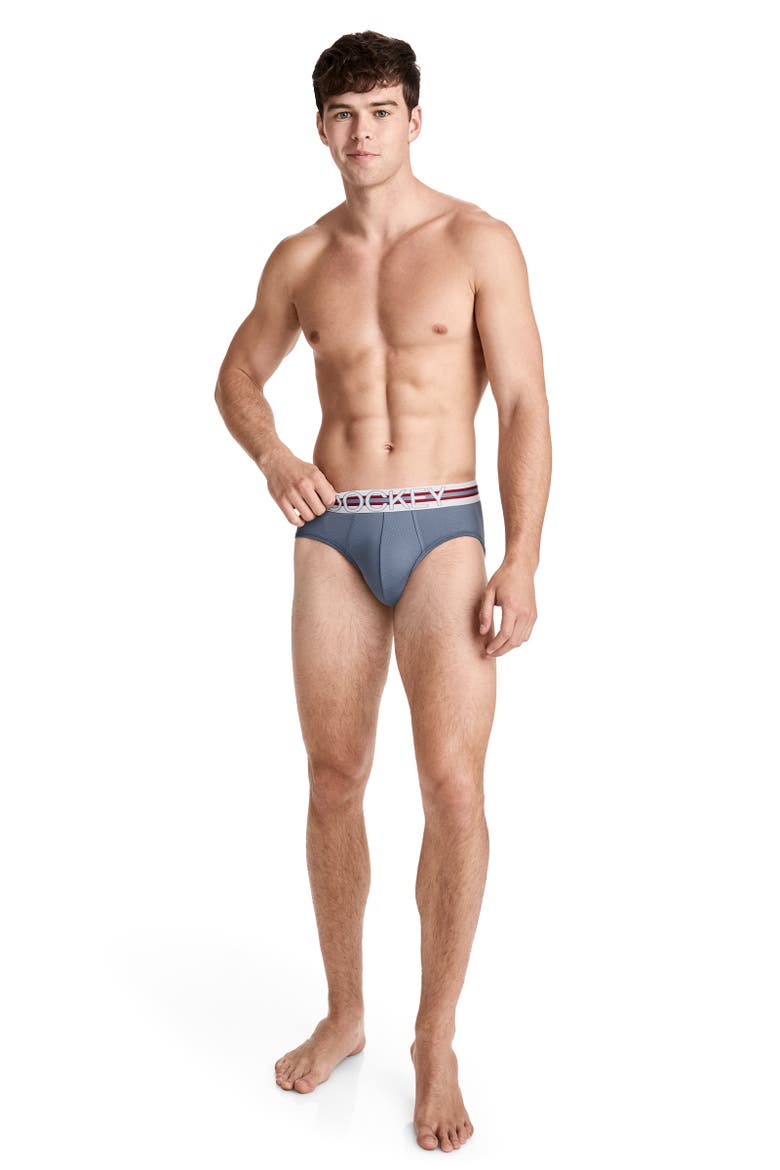 Sport Men's Stability Pouch Microfiber Brief, Alternate, color, Iron Grey