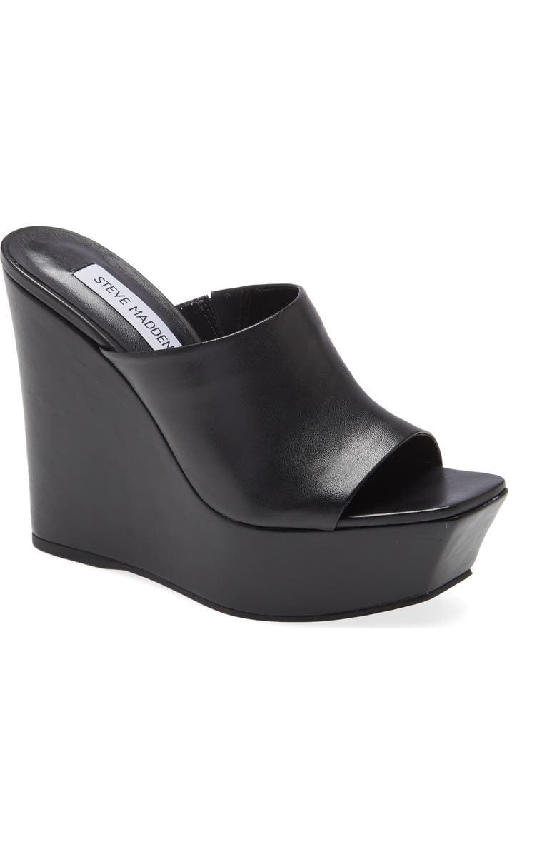 Steve Madden Barona Wedge Platform Slide Sandal, Main, color,