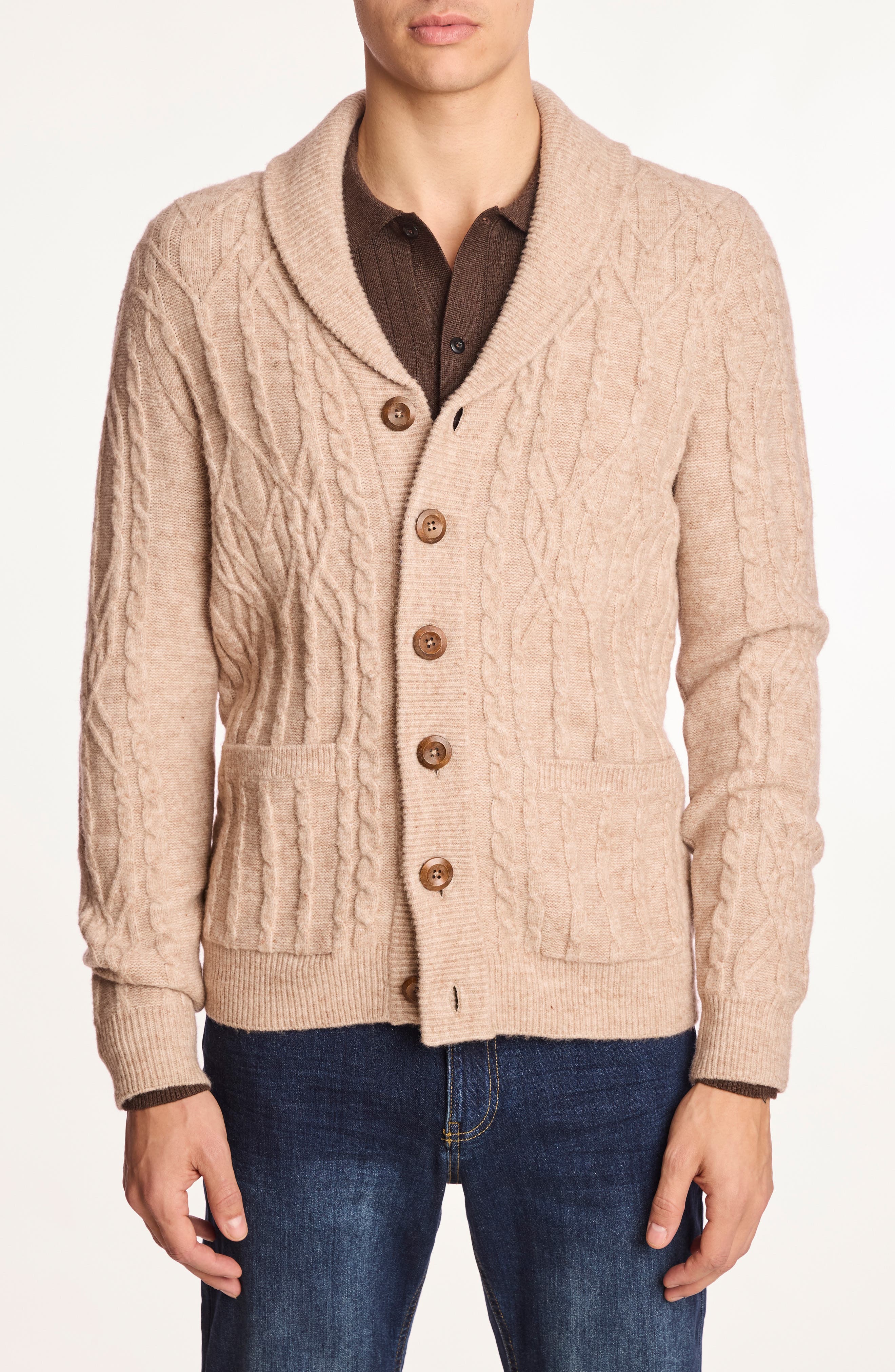 PAISLEY & GRAY Shawl Collar Cardigan