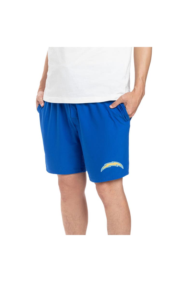 Men's Concepts Sport Powder Blue Los Angeles Chargers Gauge Jam Two-Pack Shorts Set, Main, color, Powder Blue