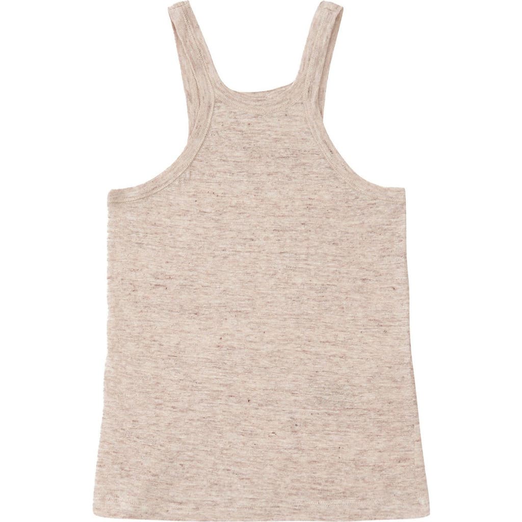 Fortela Cassidy Linen Tank Top in Melange Grey at Nordstrom, Size Large