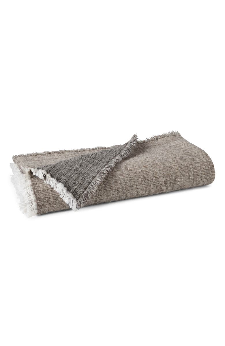 Coyuchi Willow Organic Wool & Cotton Throw Blanket, Main, color, Oat