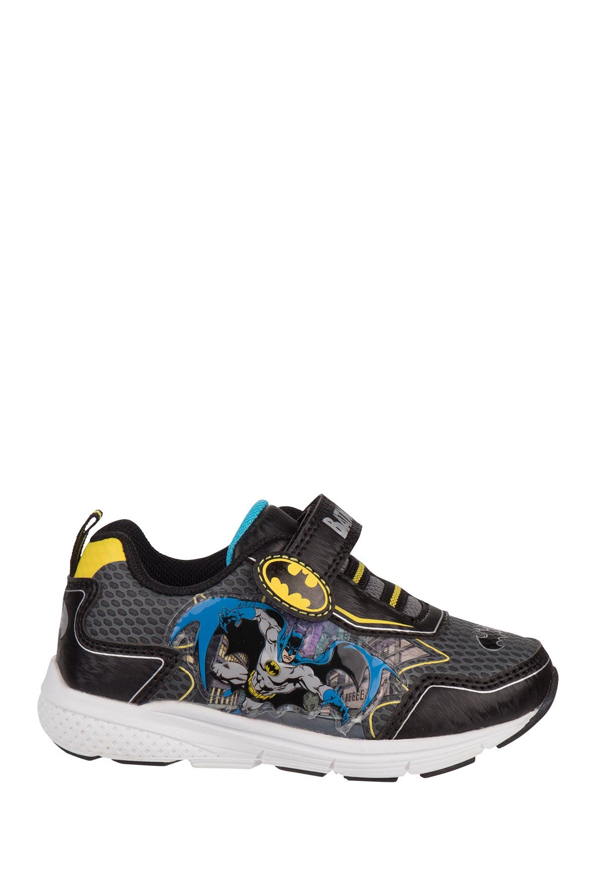 JOSMO DC Batman Sneaker, Alternate, color, Black/Yellow
