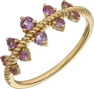Bony Levy BLC 14K Gold Amethyst Trend Ring