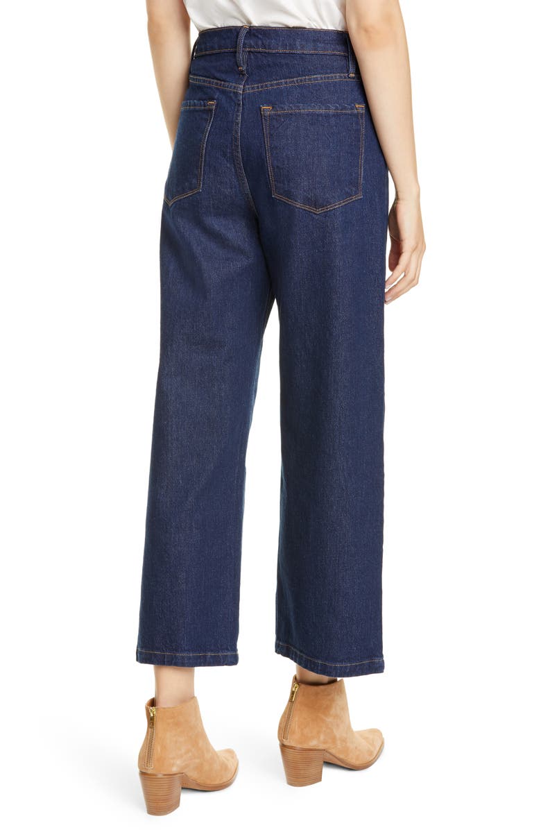 FRAME Ali High Waist Crop Wide Leg Jeans, Alternate, color,