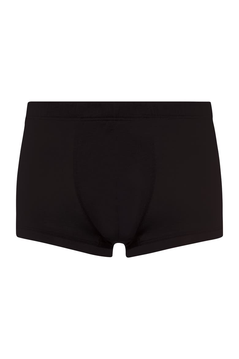 Cotton Sporty Cotton Knit Boxer Brief, Main, color, Black
