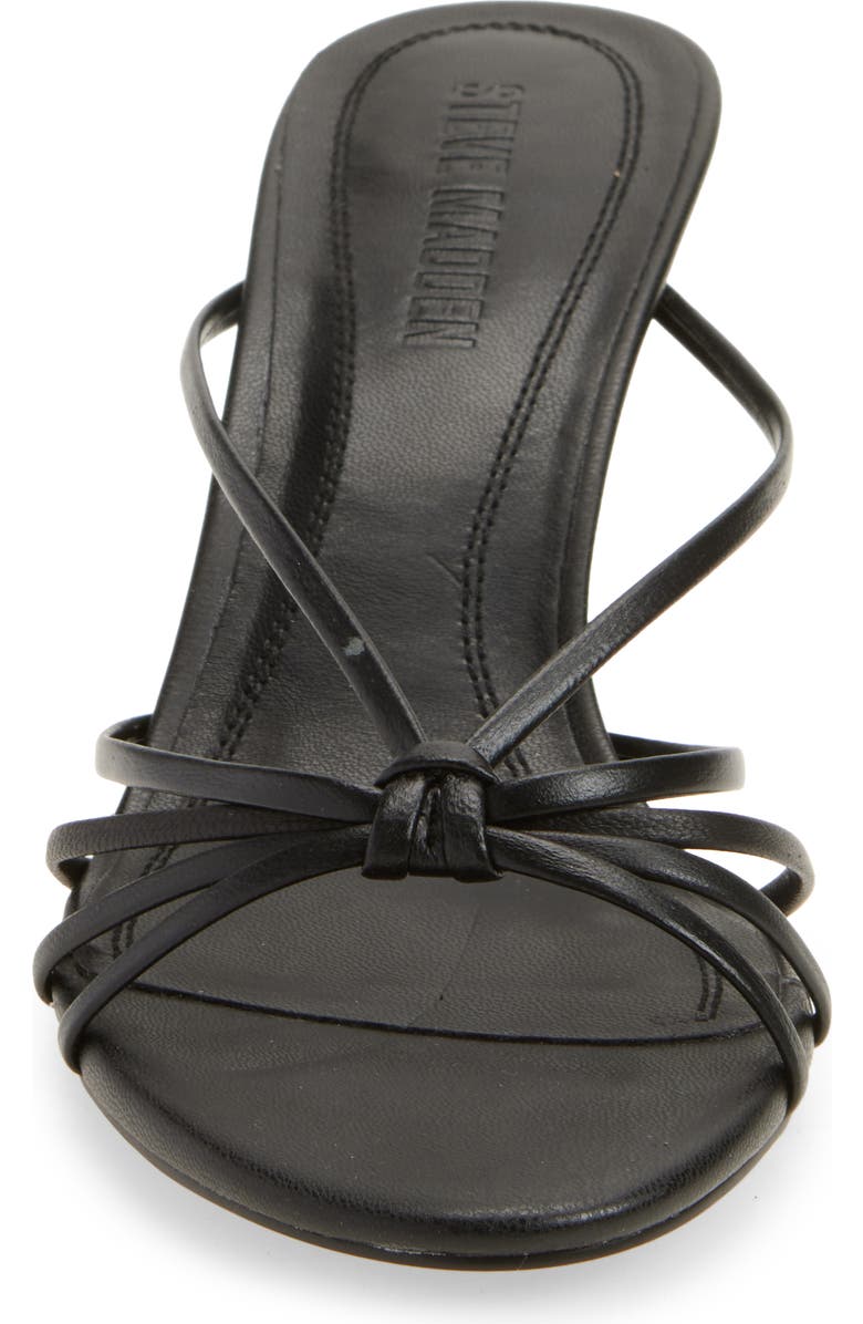 Steve Madden Edna Slide Sandal, Alternate, color, Black Leather