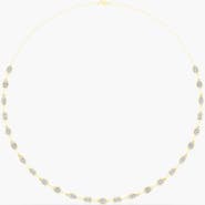 Everlee Gold Frame Multi Shape Tennis Lab Diamond Necklace in 14K