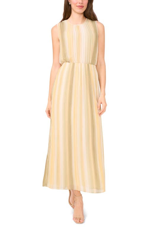 HALOGENR HALOGEN(R) OMBRÉ STRIPE PLEATED MAXI SKIRT