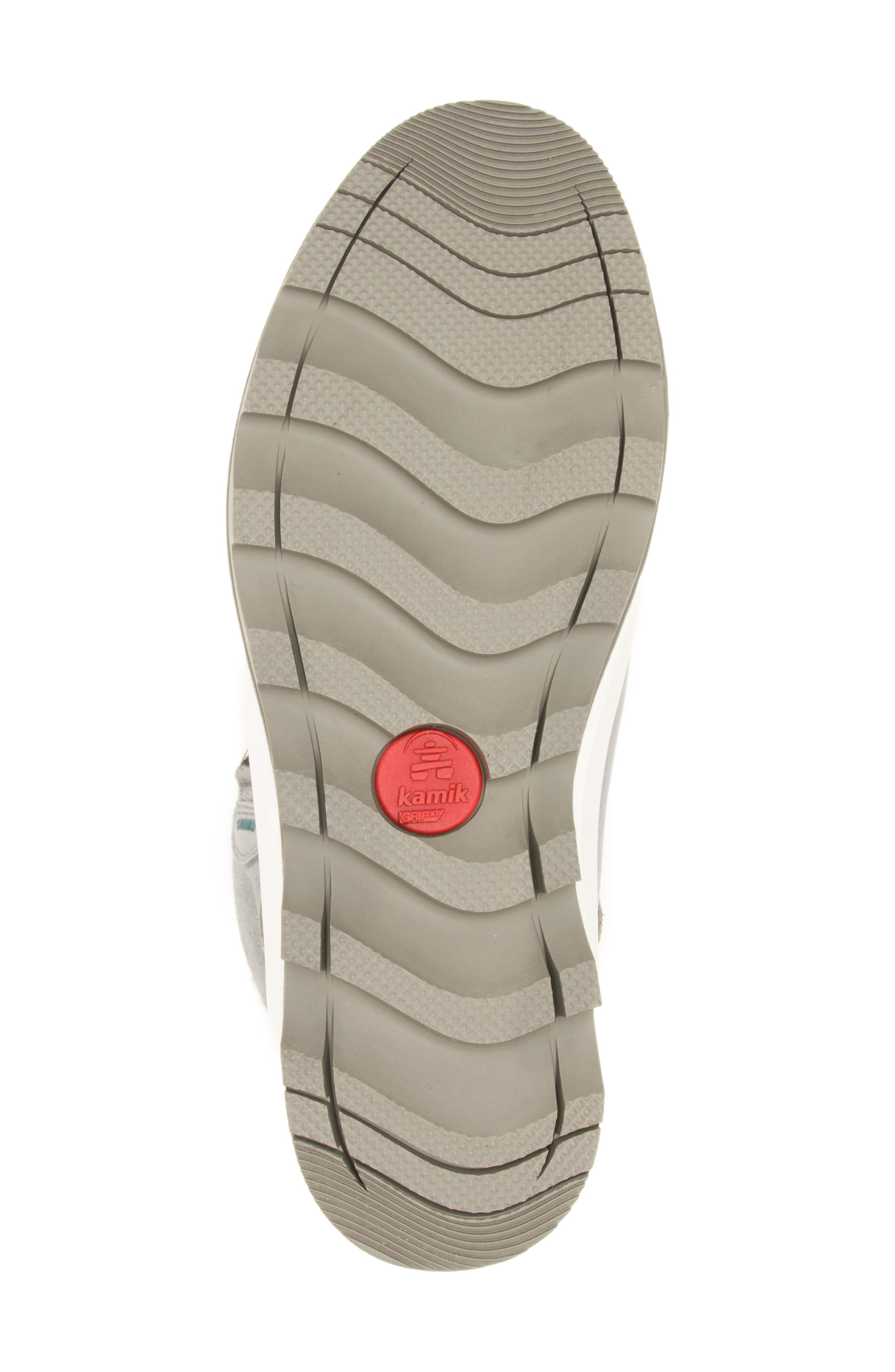 Kamik Celeste Faux Shearling Lined Waterproof Snow Boot, Alternate, color, Gray