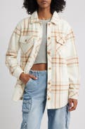 Thread & Supply Plaid Polar Fleece Shacket