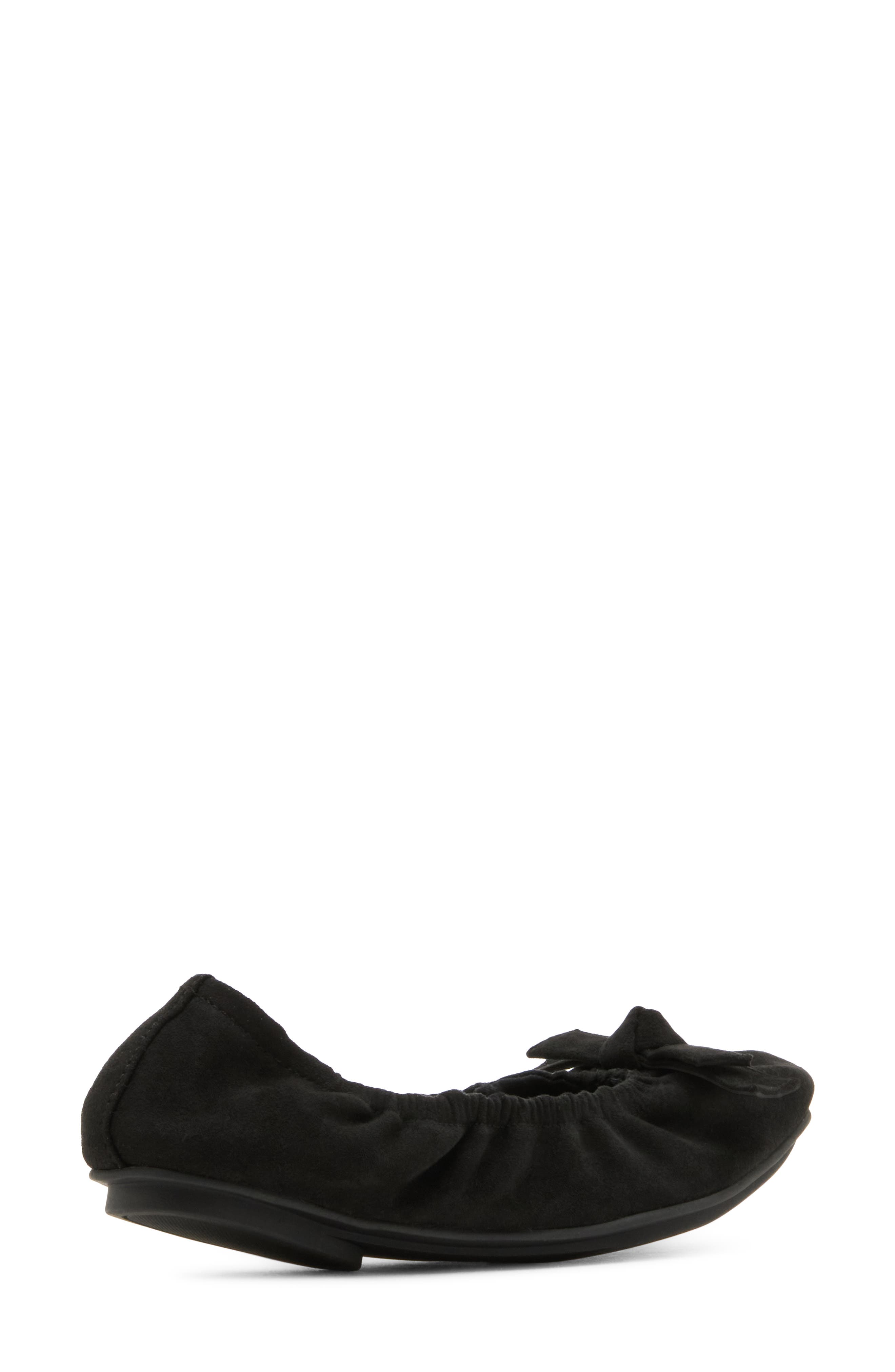 Charity Flat, Alternate, color, BLK MICRO SUEDE