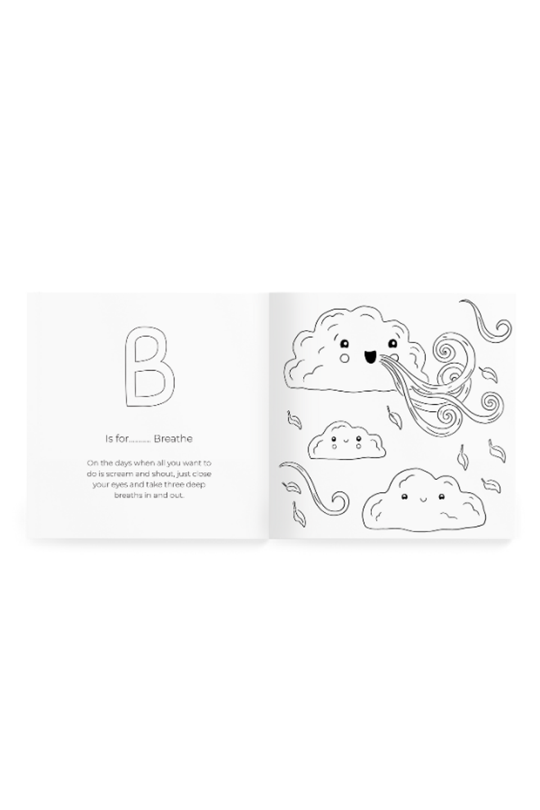 ABCs of Mindfulness, Alternate, color, White with Print