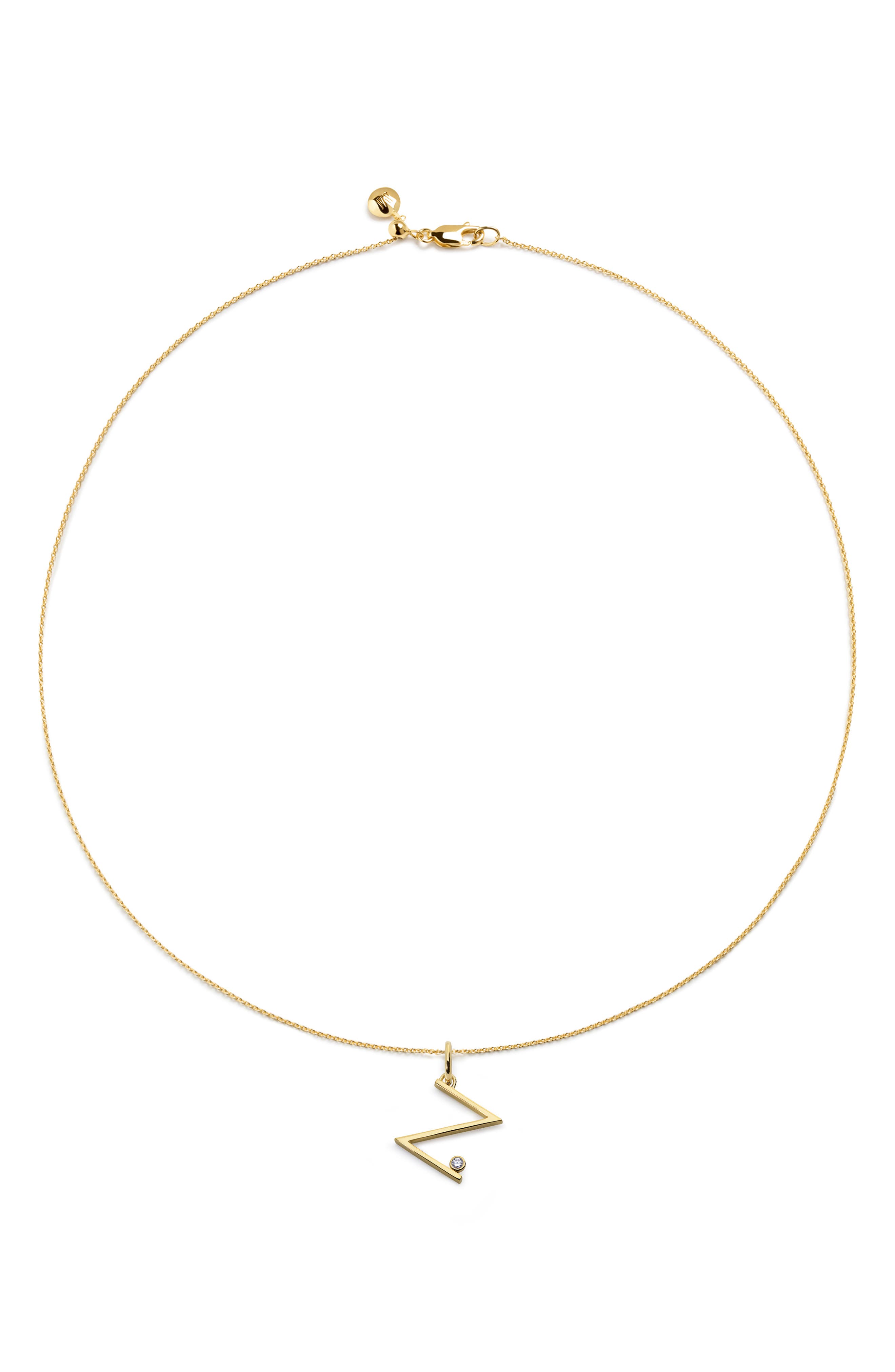 18K GOLD VERMEIL Z